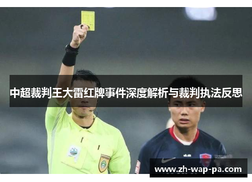 中超裁判王大雷红牌事件深度解析与裁判执法反思