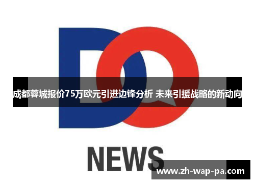 成都蓉城报价75万欧元引进边锋分析 未来引援战略的新动向