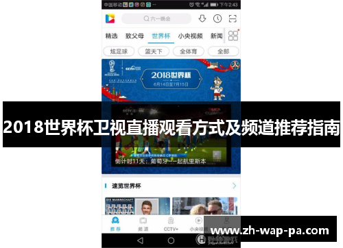 2018世界杯卫视直播观看方式及频道推荐指南