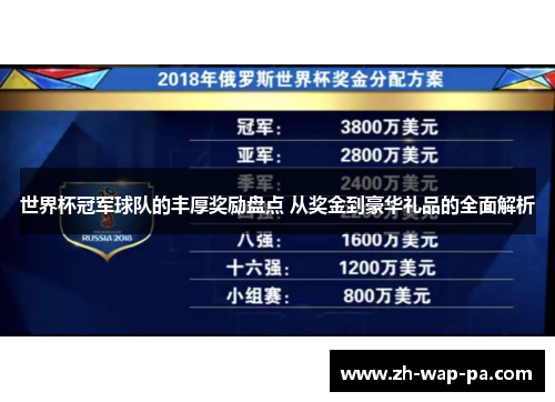 世界杯冠军球队的丰厚奖励盘点 从奖金到豪华礼品的全面解析