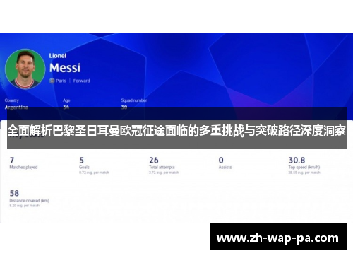 全面解析巴黎圣日耳曼欧冠征途面临的多重挑战与突破路径深度洞察